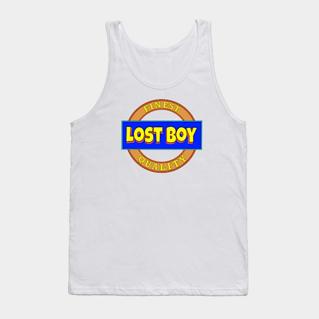 Peter Pan: Lost Boy Tank Top by Retro-Matic